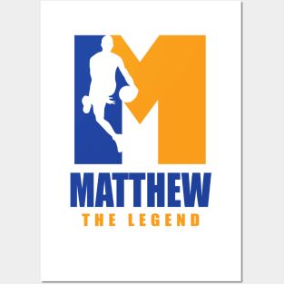 Matthew Custom Player Basketball Your Name The Legend Posters and Art